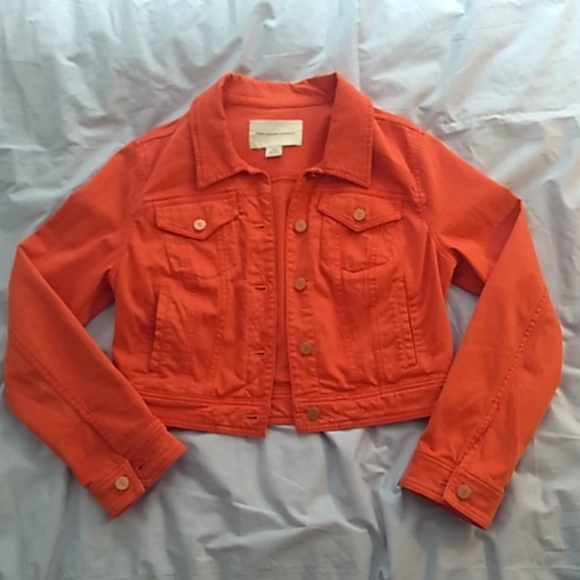 Anthropologie Jackets & Blazers - Anthropologie P. & the L. Cropped Denim Jacket